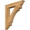 Ekena Millwork Merced Traditional Rough Sawn Bracket, Western Red Cedar, 6"W x 38"D x 42"H BKT06X38X42MRC01RWR - alternate 1